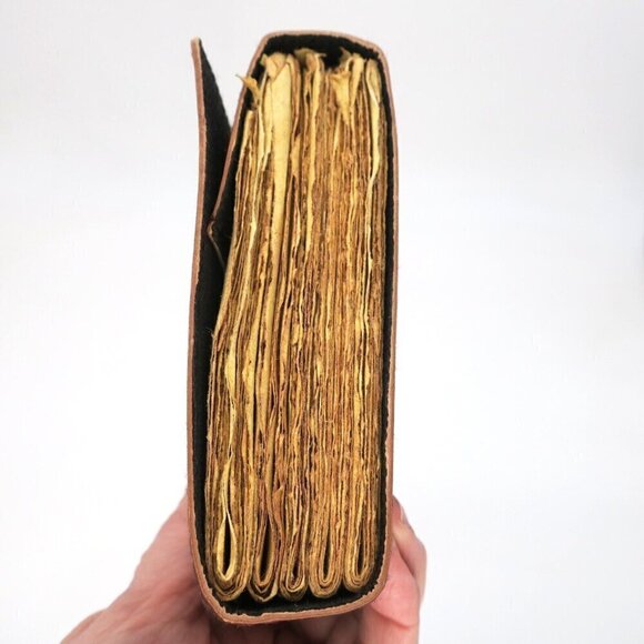 Vintage Harry Potter Phoenix Handcrafted Leather Hogwarts Journal Diary 7” x 5” - Picture 3 of 7